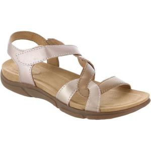 imageEasy Spirit Womens Minny CrissCross Front Leather Slingback SandalsRose Goldmulti