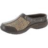 imageEasy Spirit Womens Travelport79 ClogDark Brown Plaid Multi