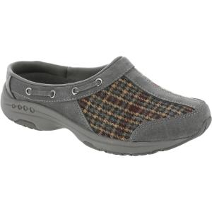 imageEasy Spirit Womens Travelport79 ClogCharcoalplaid Greymulti