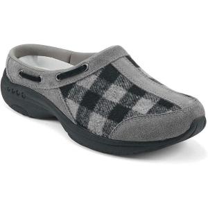 imageEasy Spirit Womens Travelport79 ClogPlaid Grey