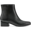 imageEasy Spirit Womens Sidney Zipper Leather BootiesBlack 001