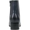 imageEasy Spirit Womens Sidney Zipper Leather BootiesNavy 400