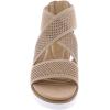 imageEasy Spirit Womens Wander2 Flat SandalBeige