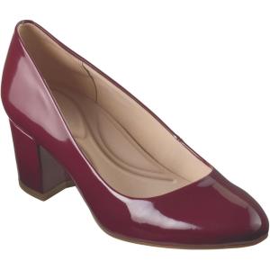 imageEasy Spirit Womens Cosma3 PumpDark Red Patent