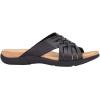 imageEasy Spirit Womens Flat SandalsBlack Leather