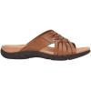 imageEasy Spirit Womens Flat SandalsCognac Leather