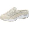 imageEasy Spirit Womens Traveltime 612 MuleLight Natural SuedeWhite