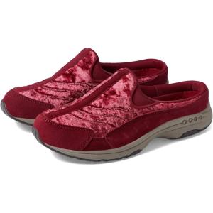 imageEasy Spirit Womens Traveltime 498 Mule Black 002Dark Red