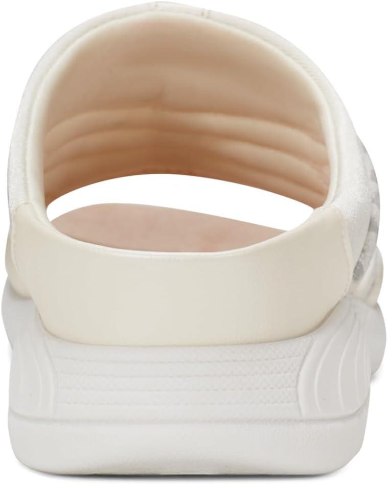 imageEasy Spirit Womens Traciee Slide SandalOff White Leopard