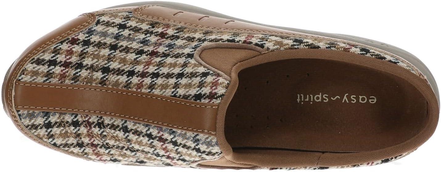 imageEasy Spirit Womens Traveltime613 MuleCamelNatural Houndstooth Multi