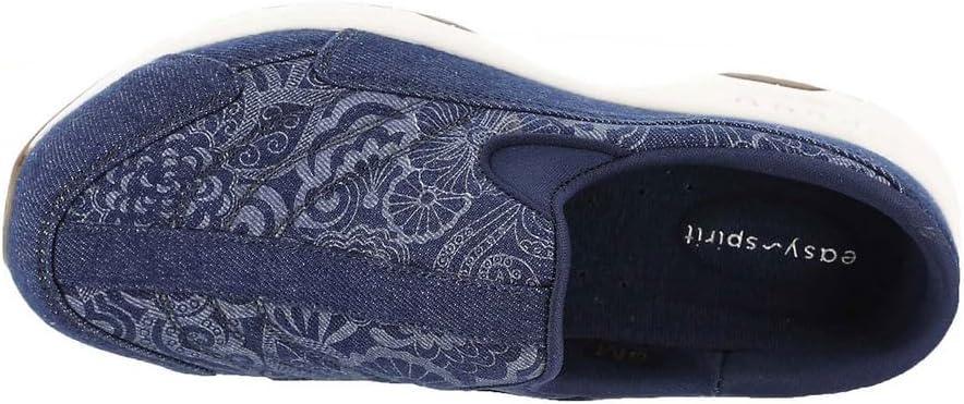 imageEasy Spirit Womens Traveltime613 MuleDark Blue Floral Denim