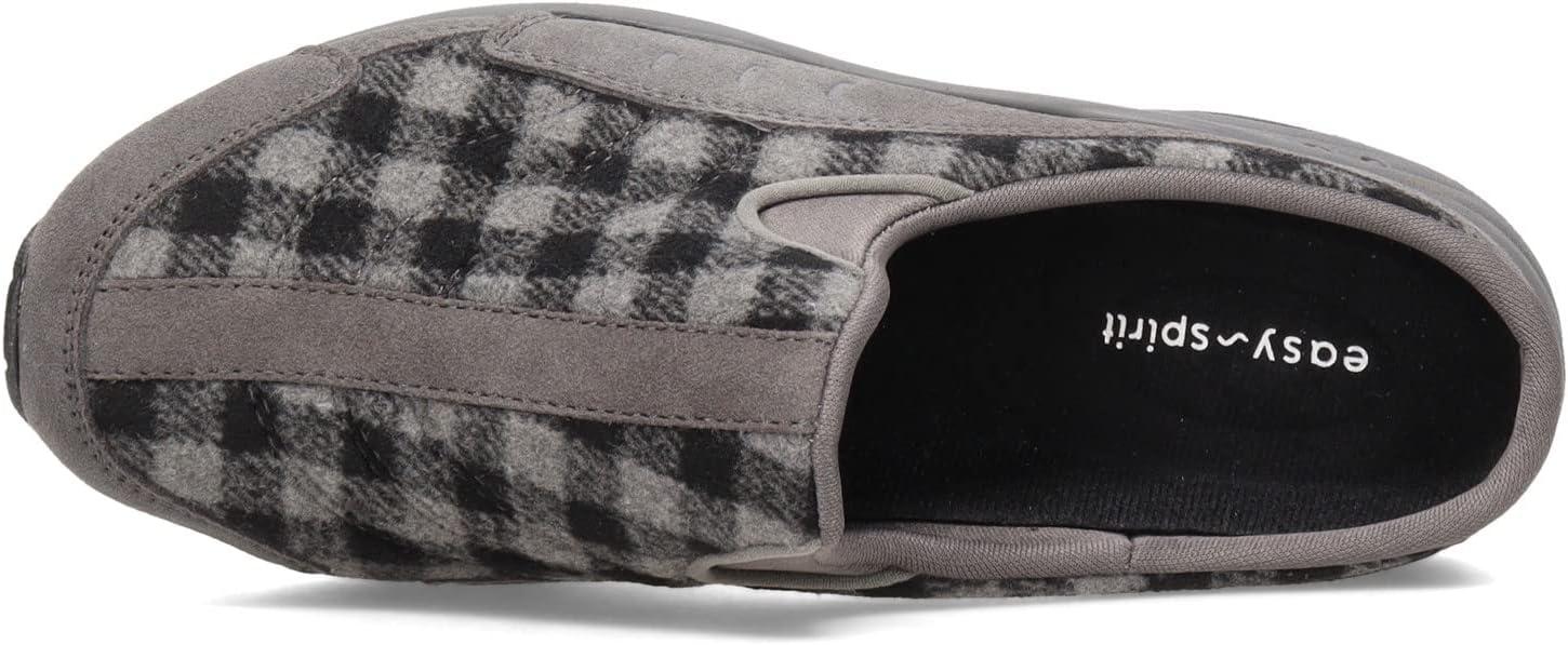 imageEasy Spirit Womens Traveltime613 MuleGreyBlack Plaid