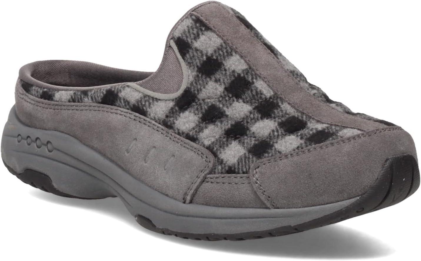 imageEasy Spirit Womens Traveltime613 MuleGreyBlack Plaid
