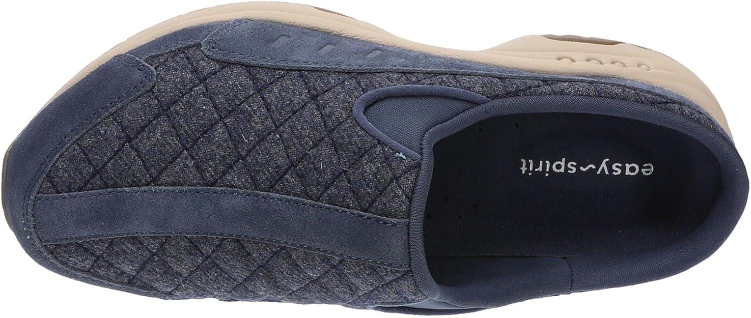 imageEasy Spirit Womens Traveltime613 MuleNavymodern Quiltblue Flannel