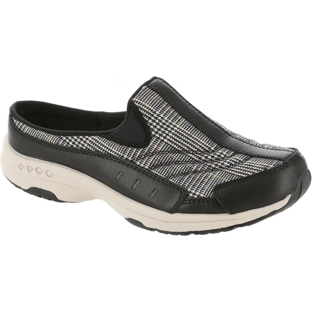 imageEasy Spirit Womens Traveltime613 MuleBlackplaidmulti