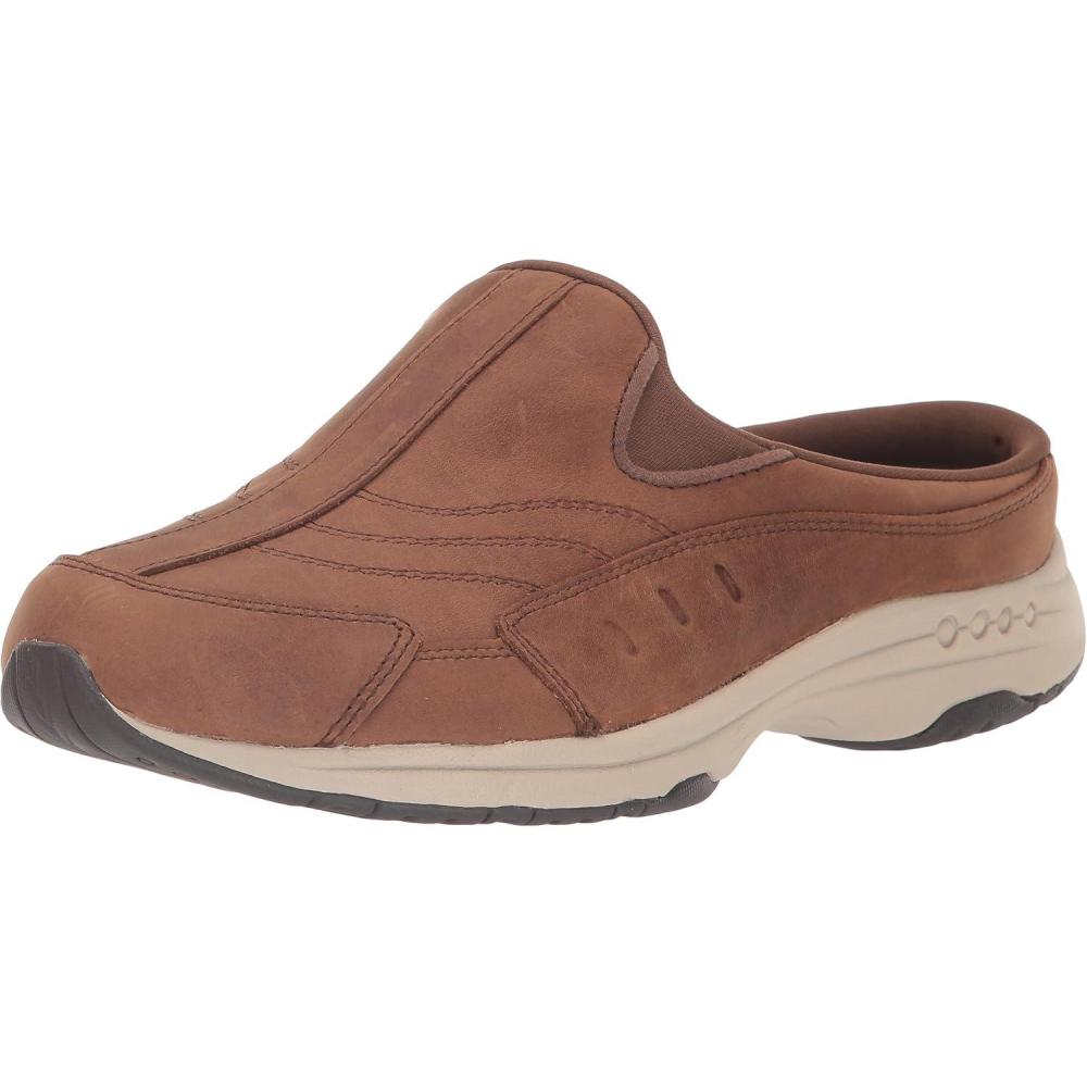 imageEasy Spirit Womens Traveltime613 MuleMedium Natural Leather