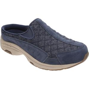 imageEasy Spirit Womens Traveltime613 MuleNavymodern Quiltblue Flannel