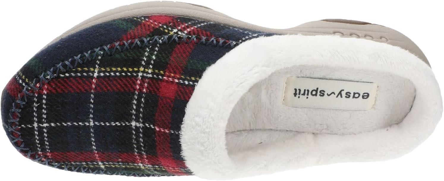 imageEasy Spirit Traveltime Slipper Womens SlipperNavy Plaidnatural