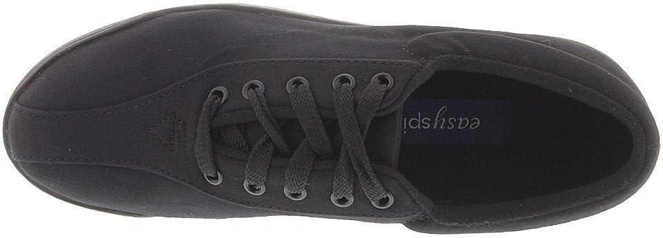imageEasy Spirit Womens AP1 Leather Walking ShoeBlackmicrofiber