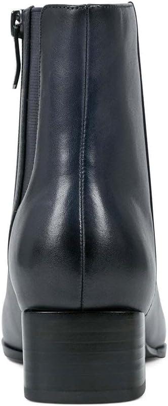 imageEasy Spirit Womens Sidney Zipper Leather BootiesNavy