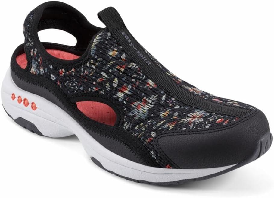 imageEasy Spirit Womens Trina 2 Walking SneakersBlack Floral Print Multi