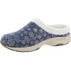 imageEasy Spirit Traveltime Slipper Womens SlipperBluewhitesnowflake