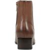 imageEasy Spirit Womens Sidney Zipper Leather BootiesTaupe