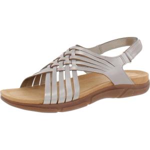 imageEasy Spirit Womens Mar SandalGold Metallic Leather