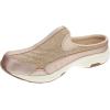 imageEasy Spirit Womens Traveltime 706 ClogBronze LeatherNatural Woven Multi