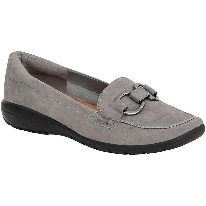 imageEasy Spirit Devitt Womens Slip OnMedium Greysuede