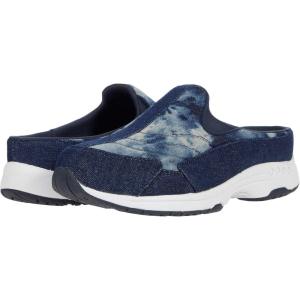 image:imageEasy Spirit Womens Traveltime Clog MuleDark Bluedenimtie Dye