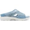 image:imageEasy Spirit Traciee 2 Womens Flat SandalsLight Bluedenimabstract