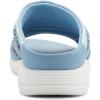 image:imageEasy Spirit Traciee 2 Womens Flat SandalsLight Bluedenimabstract