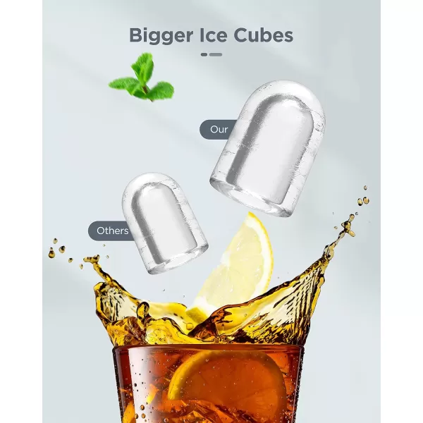 imageSilonn Commercial Ice Maker Machine 90lbs24H with 30lbs Bin Full Heavy Duty Stainless Steel Construction SelfCleaning Clear Cube for Home Bar Include Connection Hose Scoop10 x 15 x 12 inches