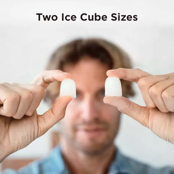 imageSilonn Ice Makers Countertop 9 Cubes Ready in 6 Mins 26lbs in 24Hrs SelfCleaning Ice Machine with Ice Scoop and Basket 2 Sizes of Bullet Ice for Home Kitchen Office Bar Party BlackBlack01