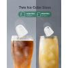 imageSilonn Countertop Ice Maker 9 Cubes Ready in 6 Mins 26lbs in 24Hrs SelfCleaning Ice Machine with Ice Scoop and Basket 2 Sizes of Bullet Ice for Home Kitchen Office Bar Party GreenGreenIM09