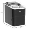 imageSilonn Countertop Ice Maker 9 Cubes Ready in 6 Mins 26lbs in 24Hrs SelfCleaning Ice Machine with Ice Scoop and Basket 2 Sizes of Bullet Ice for Home Kitchen Office Bar Party GreenObsidian