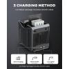 imageSilonn Countertop Ice Maker 9 Cubes Ready in 6 Mins 26lbs in 24Hrs SelfCleaning Ice Machine with Ice Scoop and Basket 2 Sizes of Bullet Ice for Home Kitchen Office Bar Party GreenGrey