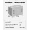 imageSilonn Countertop Ice Maker 9 Cubes Ready in 6 Mins 26lbs in 24Hrs SelfCleaning Ice Machine with Ice Scoop and Basket 2 Sizes of Bullet Ice for Home Kitchen Office Bar Party GreenGrey
