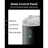 imageSilonn Countertop Ice Maker 9 Cubes Ready in 6 Mins 26lbs in 24Hrs SelfCleaning Ice Machine with Ice Scoop and Basket 2 Sizes of Bullet Ice for Home Kitchen Office Bar Party GreenBlackPRO
