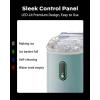 imageSilonn Countertop Ice Maker 9 Cubes Ready in 6 Mins 26lbs in 24Hrs SelfCleaning Ice Machine with Ice Scoop and Basket 2 Sizes of Bullet Ice for Home Kitchen Office Bar Party GreenGreenPRO