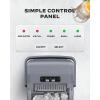 imageSilonn Countertop Ice Maker Machine 26 lbs per Day Fast Ice in 6 Minutes SelfCleaning Ice Maker Compact Countertop Ice Machine for Home KitchenOfficePartiesStainless SteelStainless Steel