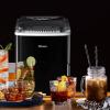 imageSilonn Ice Maker Countertop Portable Ice Machine with Carry Handle SelfCleaning Ice Makers with Basket and Scoop 9 Cubes in 6 Mins 26 lbs per Day Ideal for Home Kitchen Camping RVUpgrated Black