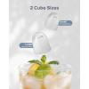 imageSilonn Ice Maker Countertop Portable Ice Machine with Carry Handle SelfCleaning Ice Makers with Basket and Scoop 9 Cubes in 6 Mins 26 lbs per Day Ideal for Home Kitchen Camping RVMoonlight White