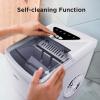 imageSilonn Ice Makers Countertop 9 Cubes Ready in 6 Mins 26lbs in 24Hrs SelfCleaning Ice Machine with Ice Scoop and Basket 2 Sizes of Bullet Ice for Home Kitchen Office Bar Party GreenWhite