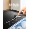 imageSilonn Ice Makers Countertop 9 Cubes Ready in 6 Mins 26lbs in 24Hrs SelfCleaning Ice Machine with Ice Scoop and Basket 2 Sizes of Bullet Ice for Home Kitchen Office Bar Party GreenDark Black