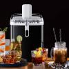 imageSilonn Ice Makers Countertop 9 Cubes Ready in 6 Mins 26lbs in 24Hrs SelfCleaning Ice Machine with Ice Scoop and Basket 2 Sizes of Bullet Ice for Home Kitchen Office Bar Party GreenBlack01
