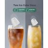 imageSilonn Ice Makers Countertop 9 Cubes Ready in 6 Mins 26lbs in 24Hrs SelfCleaning Ice Machine with Ice Scoop and Basket 2 Sizes of Bullet Ice for Home Kitchen Office Bar Party GreenDark