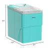 imageSilonn Ice Makers Countertop 9 Cubes Ready in 6 Mins 26lbs in 24Hrs SelfCleaning Ice Machine with Ice Scoop and Basket 2 Sizes of Bullet Ice for Home Kitchen Office Bar Party GreenGreen