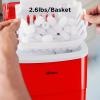 imageSilonn Ice Makers Countertop 9 Cubes Ready in 6 Mins 26lbs in 24Hrs SelfCleaning Ice Machine with Ice Scoop and Basket 2 Sizes of Bullet Ice for Home Kitchen Office Bar Party GreenRed